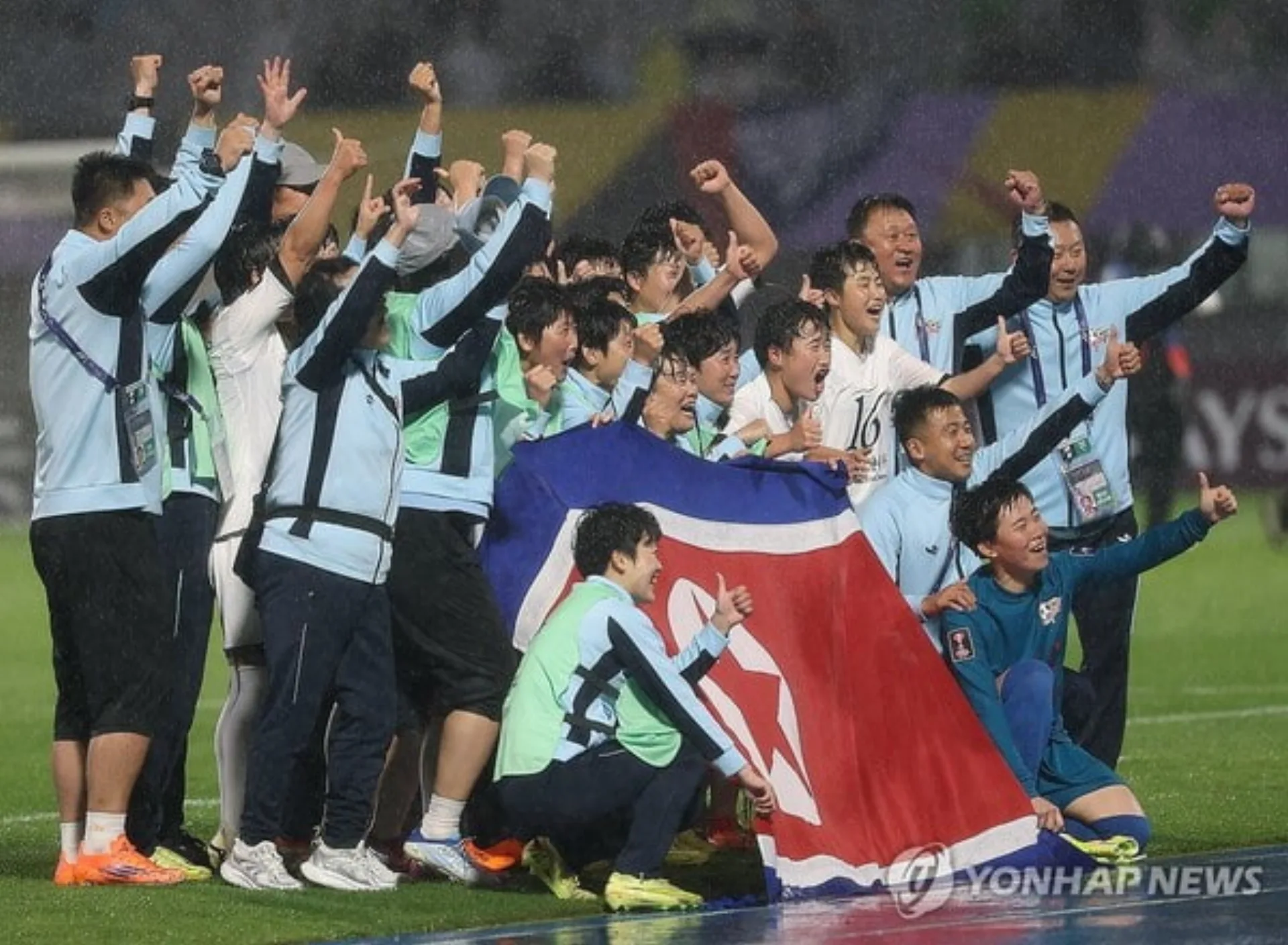 태극기 응원 제지 및 표현의 자유 논란