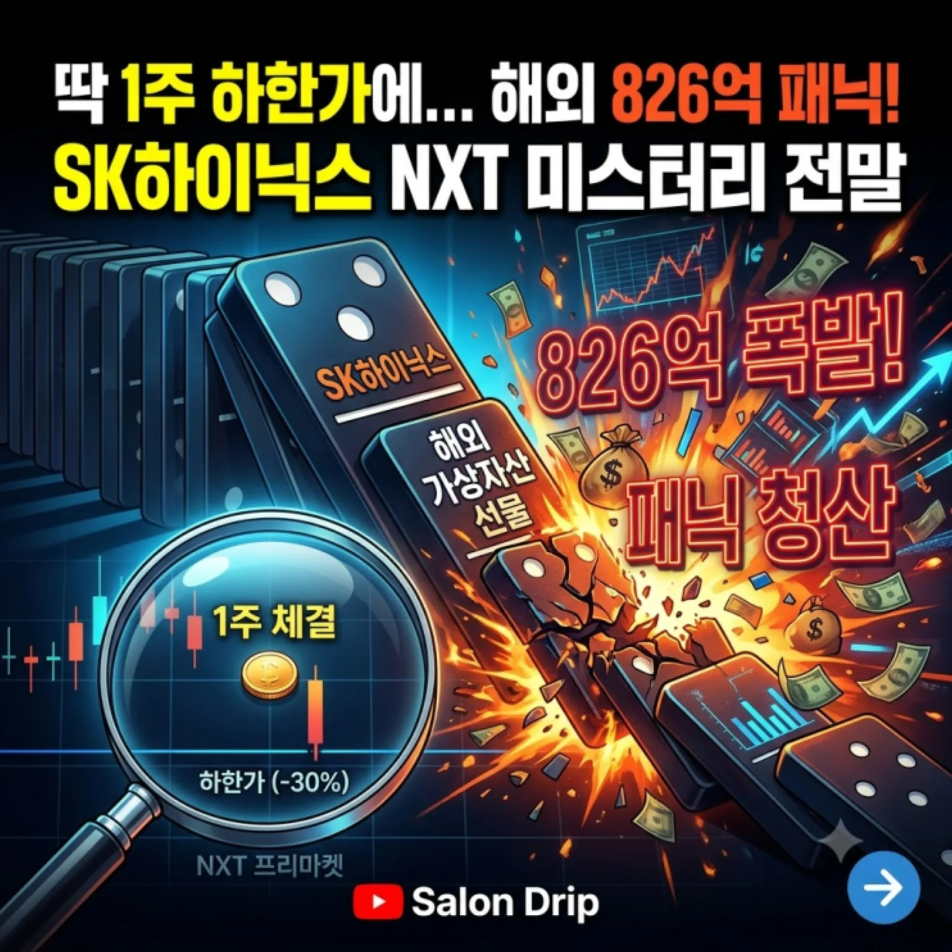 넥스트레이드 시초가 형성 결함 및 SK하이닉스 강제 청산 논란